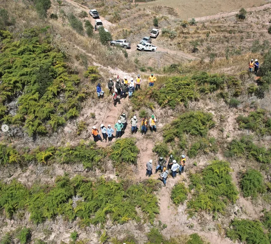 Equipe técnica em restauração ambiental